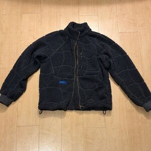 DIME grey Sherpa Fleece Jacket